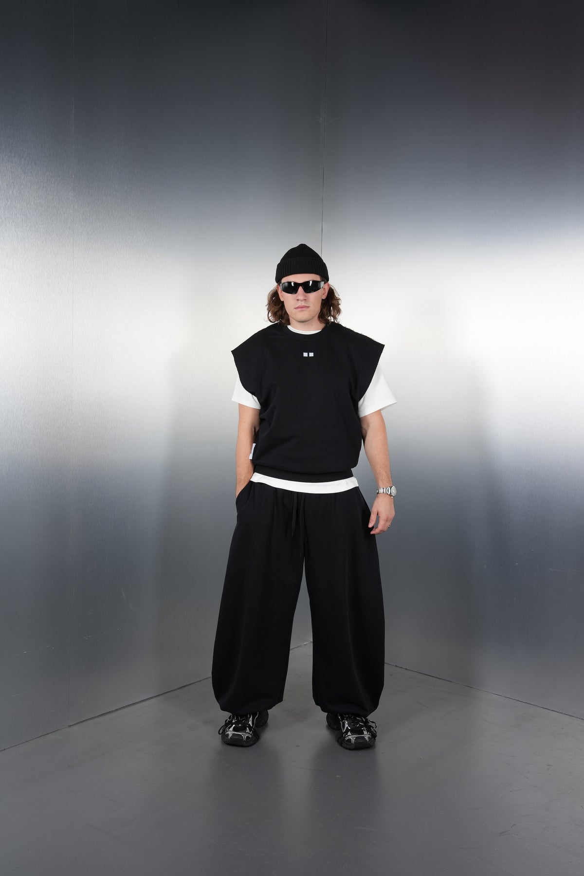 Parachute Pants Black