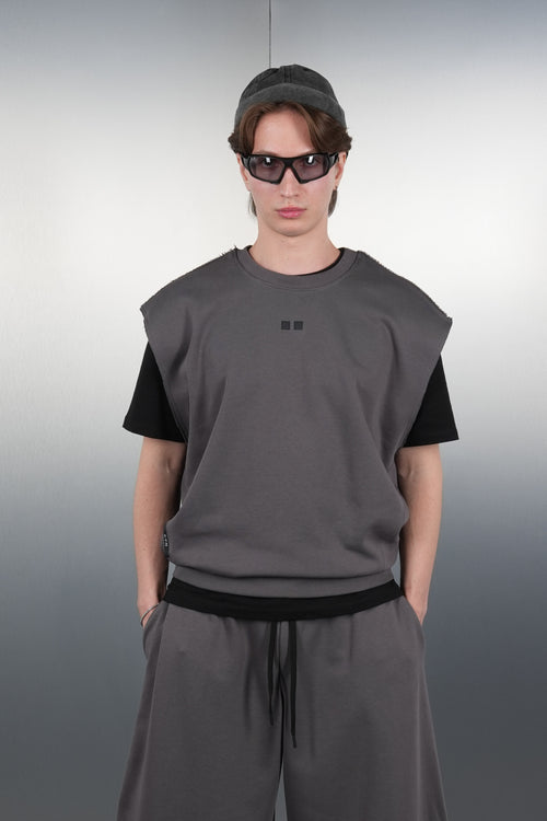 Drop-Shoulder Grey
