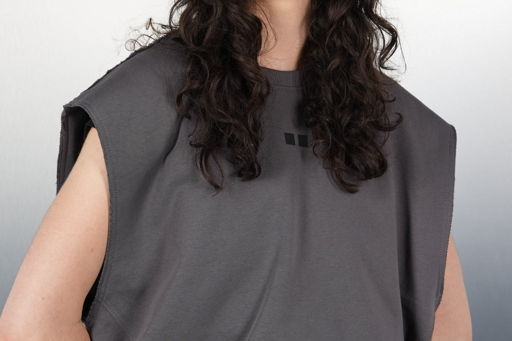 Drop-Shoulder Grey