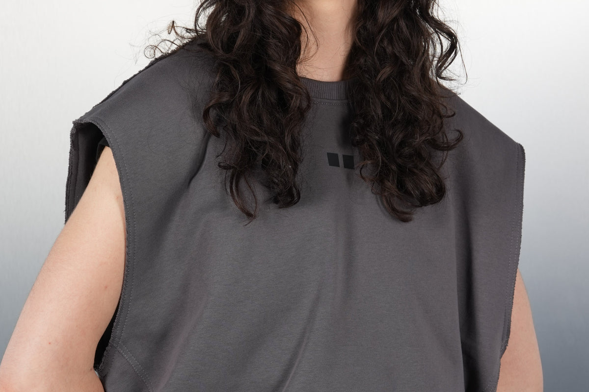 Drop-Shoulder Grey