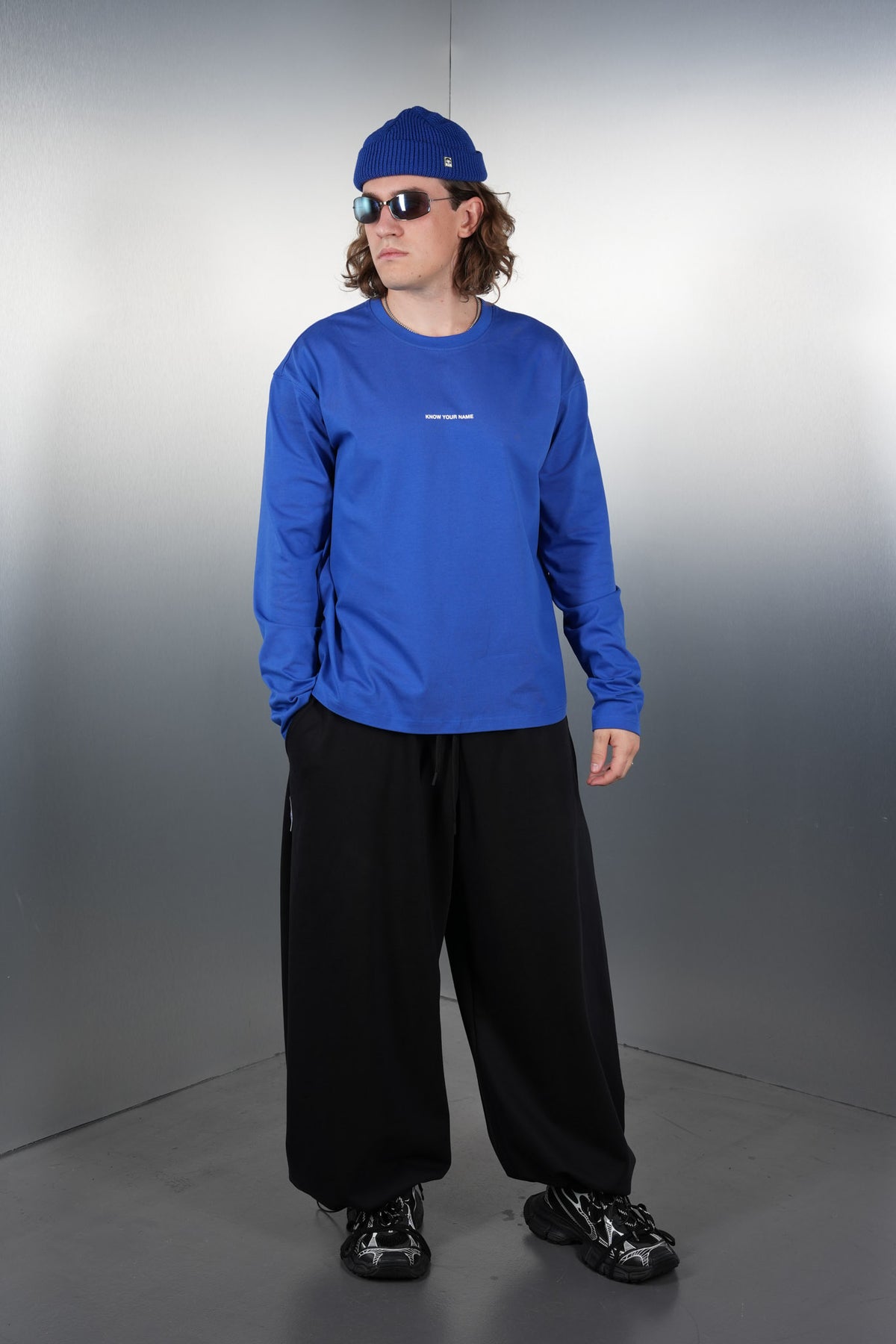 Longsleeve Niebieski