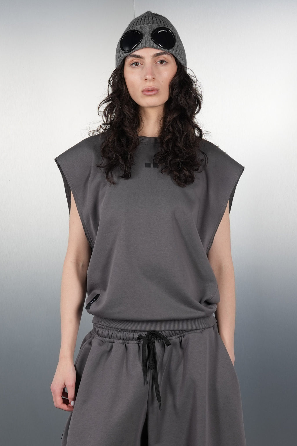 Drop-Shoulder Grey