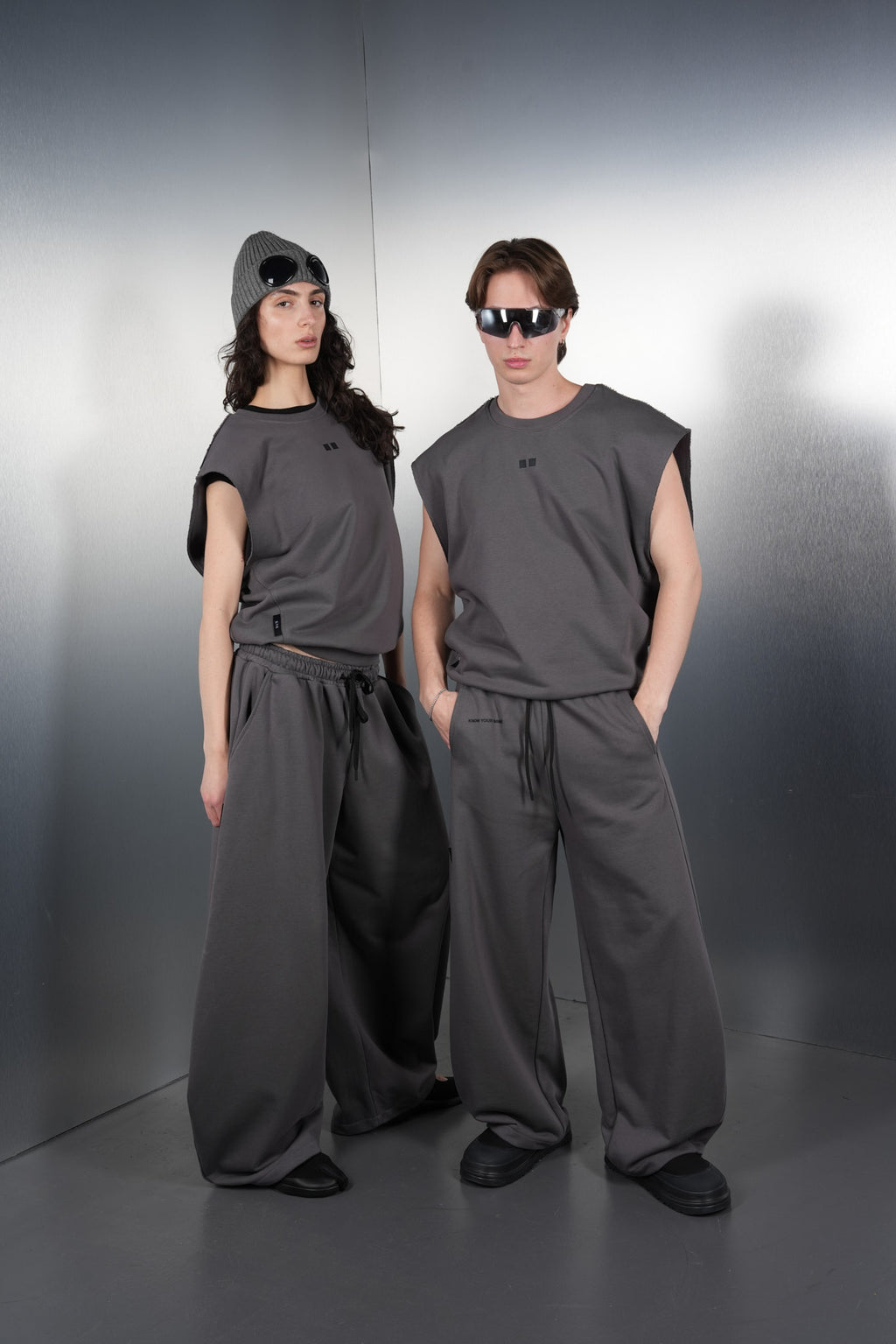 Drop-Shoulder Grey